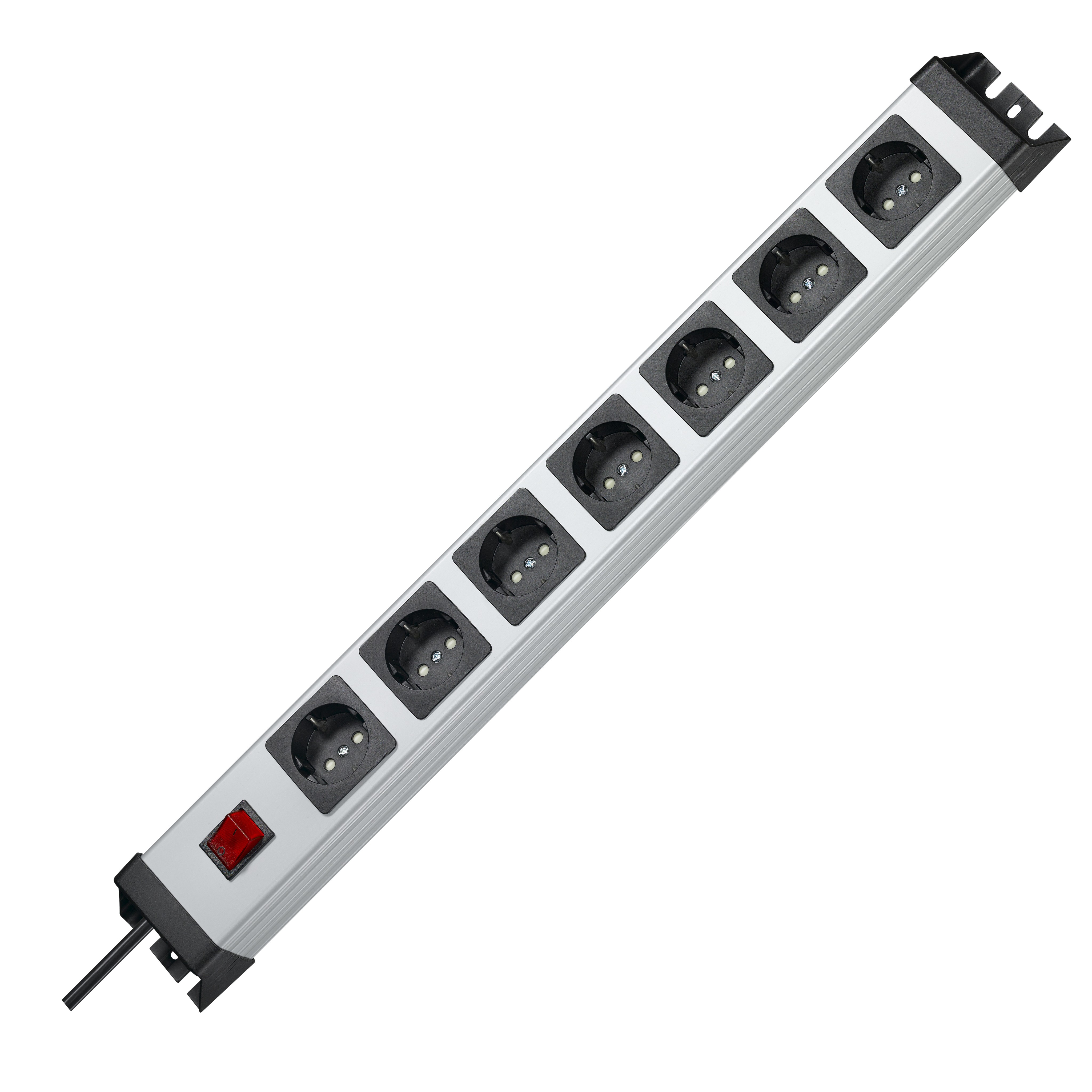 Kopp POWERversal 7AC outlet(s) 1.4m Black,Grey power extension - Kopp