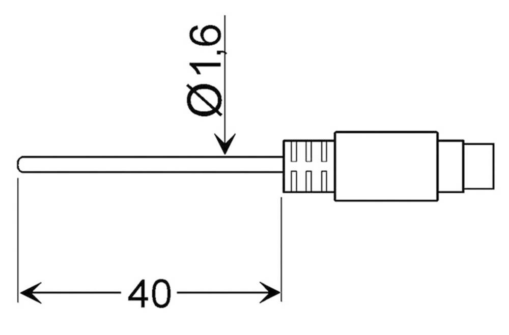 Greisinger GLF 401 MIN Luftfühler -25 bis 70°C Fühler-Typ Pt100