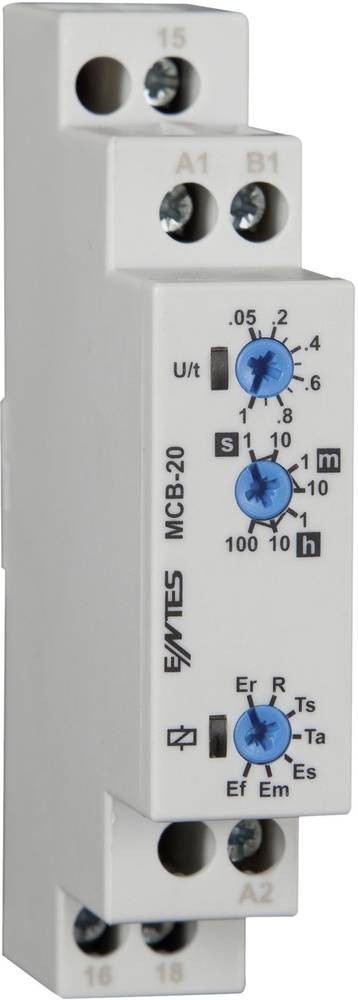 ENTES 101578 MCB-20 Zeitrelais Multifunktional 1 St. Zeitbereich: 0.