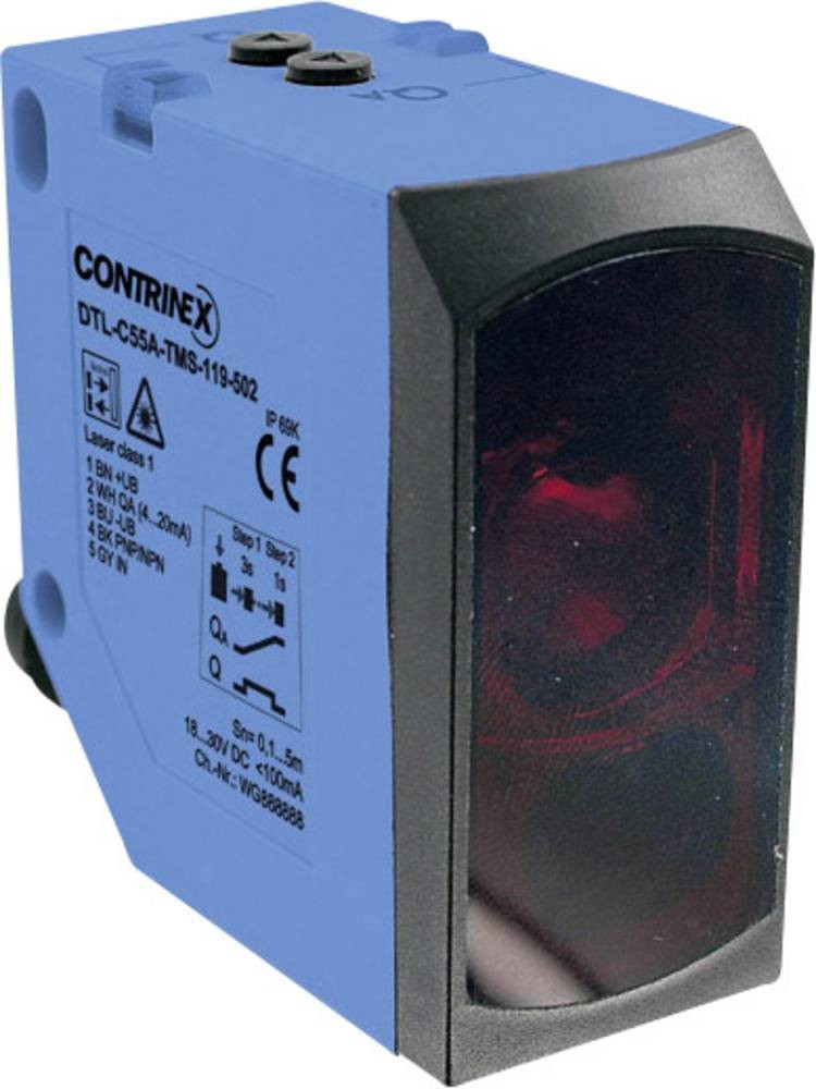 Contrinex DTL-C55PA-TMS-619-506 Laser-Distanz-Sensor 1 St. Reichweite
