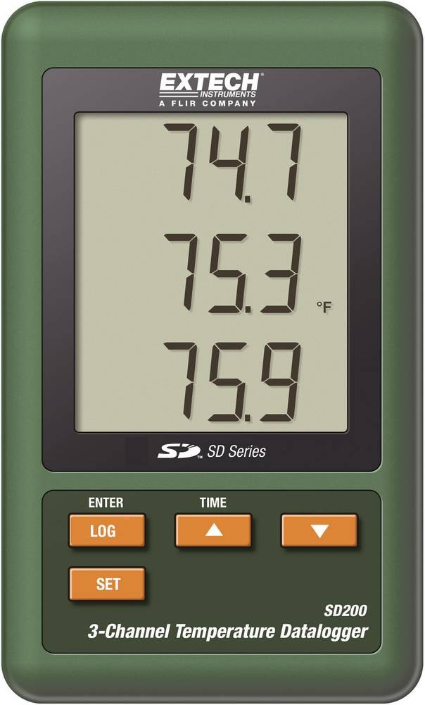 Extech Temperatur-Datenlogger SD200 Messgröße Temperatur -100 bis