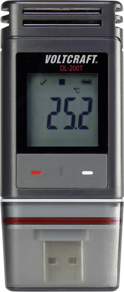 VOLTCRAFT DL-200 T DL-200T Temperatur-Datenlogger Messsize Temperatur