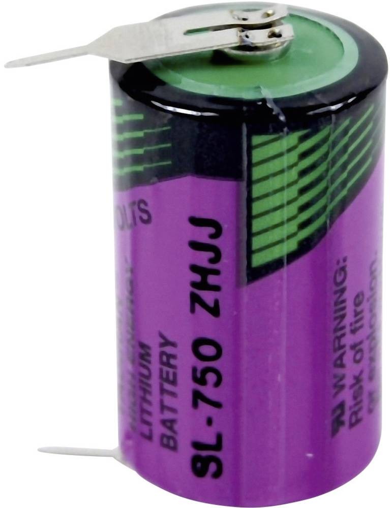 Tadiran Batteries SL 750 PR Spezial-Batterie 1/2AA U-Lötpins Lithium