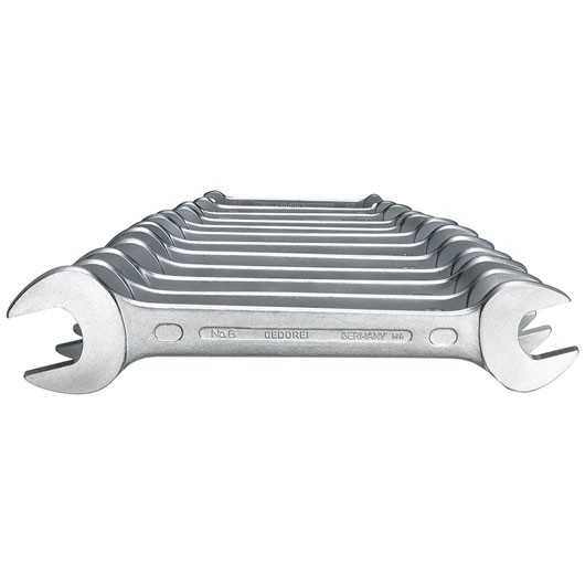 Gedore 6078350 Doppel-Maulschlüssel-Satz 12teilig Schlüsselweite (