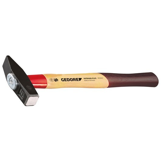Gedore Schlosserhammer Rotband-Plus 1000g Stiel-L.360mm Hickory m.