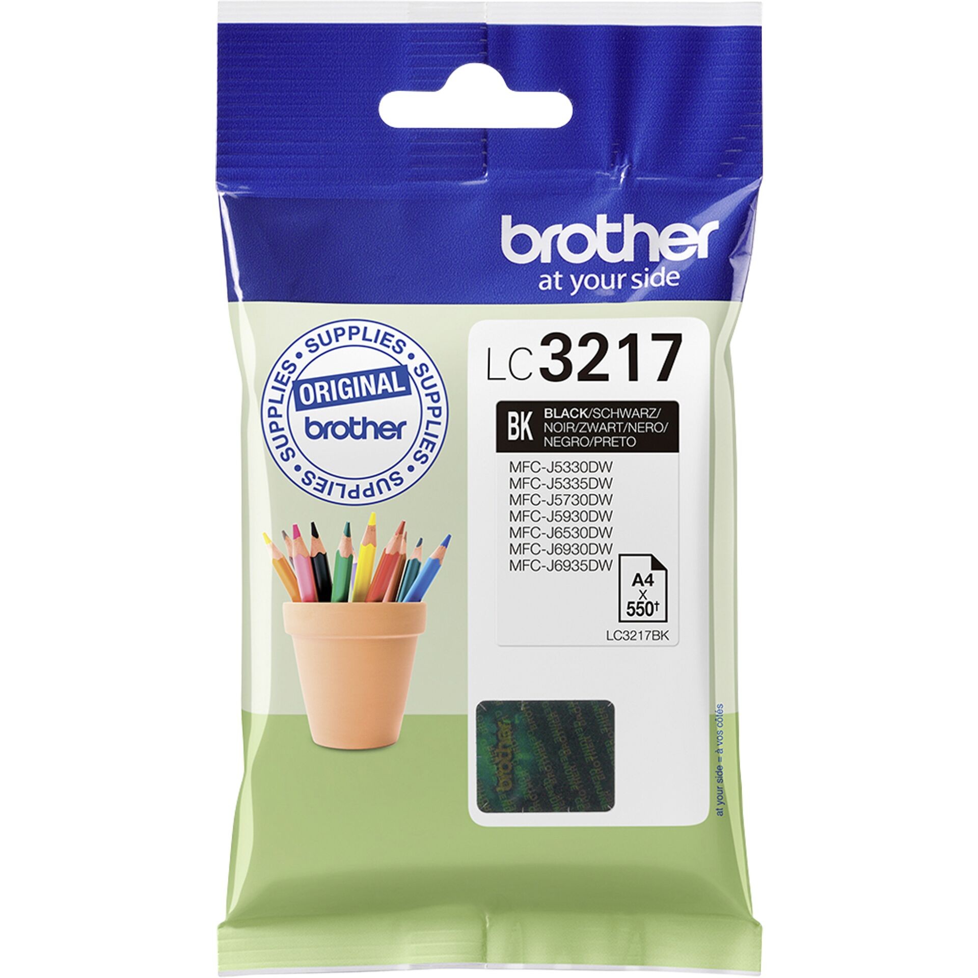 Brother LC3217BK ink cartridge 1 pc(s) Original Black - Brother