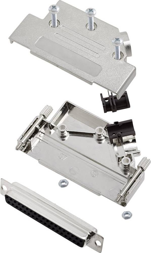 Encitech D45PK-M-37-DBS-K 6355-0009-14 D-SUB Buchsenleisten-Set 45°