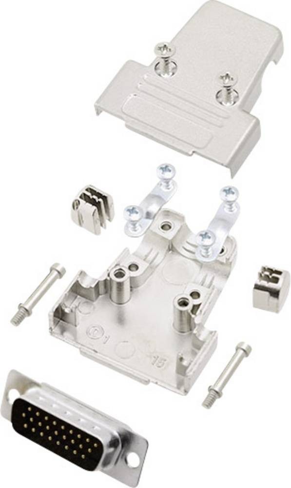 Encitech TRI-M-15-HDP26-K 6355-0058-02 D-SUB Stiftleisten-Set 180°