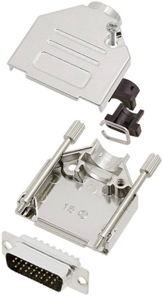 Encitech DTCK15-HDP26-K 6355-0062-02 D-SUB Stiftleisten-Set 180°
