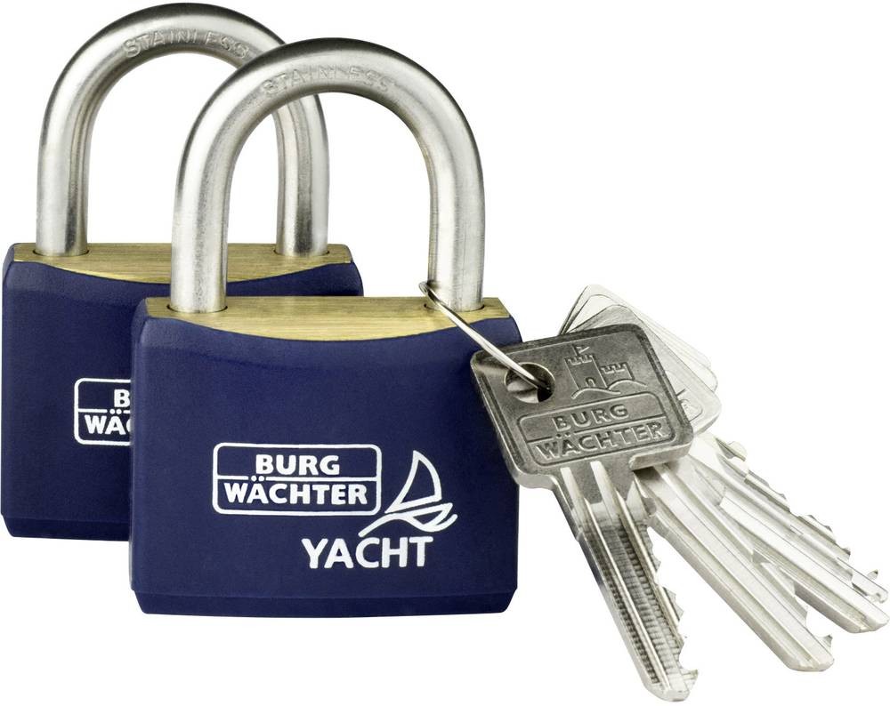 Burg Wächter pack of 2 Set Duo 460 Ni 40 SB Vorhängeschloss