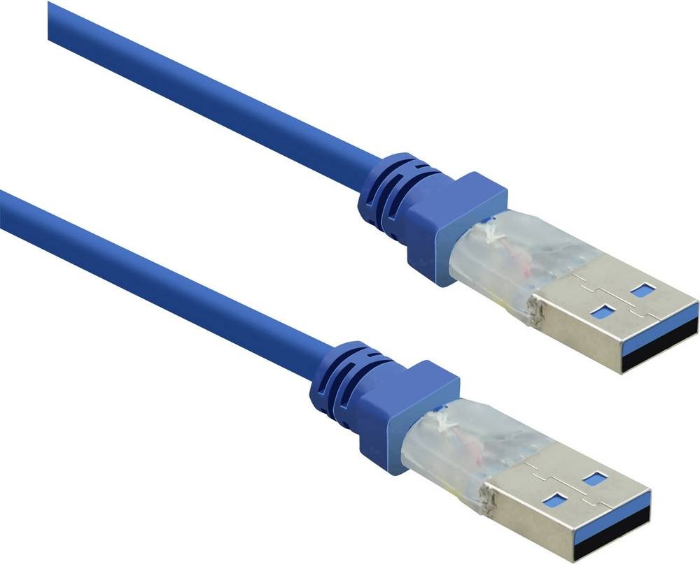 Renkforce USB-Kabel USB 3.2 Gen1 USB-A Stecker, USB-A Stecker 1.00m