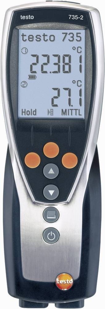 Testo 735-2 Temperatur-Messgerät -200 - +1370°C Fühler-Typ K, Pt100