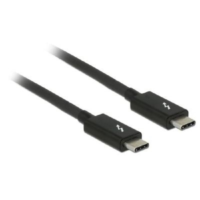 DeLOCK 84845 Thunderbolt cable 1 m 20 Gbit/s Black - DeLOCK 84845,