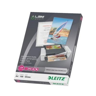 Leitz Laminierfoil DIN A4 125 micron glänzend 100St.