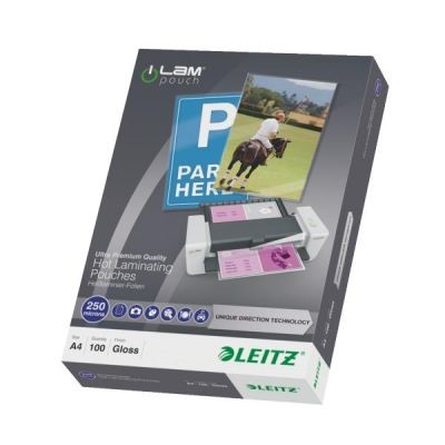 Leitz Laminierfoil DIN A4 250 micron glänzend 100St.