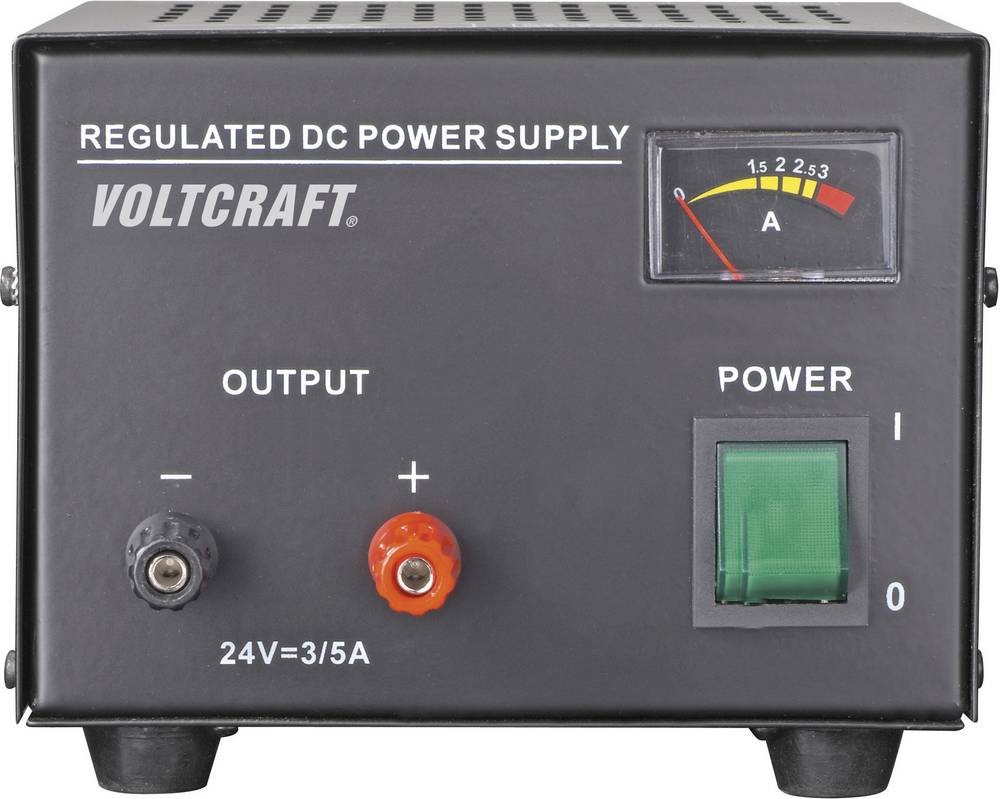 VOLTCRAFT FSP-1243 Labornetzgerät, Festspannung 24 V/DC (max.) 3A (