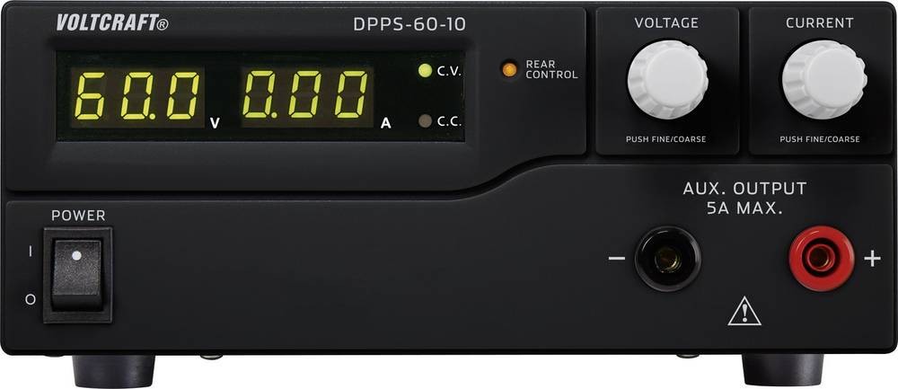 VOLTCRAFT DPPS-60-10 Labornetzgerät, einstellbar 1 - 60 V/DC 0 - 10A