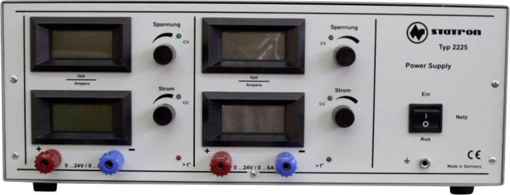 Statron 2225.2 Labornetzgerät, einstellbar 0 - 24V 0 - 6A 288W