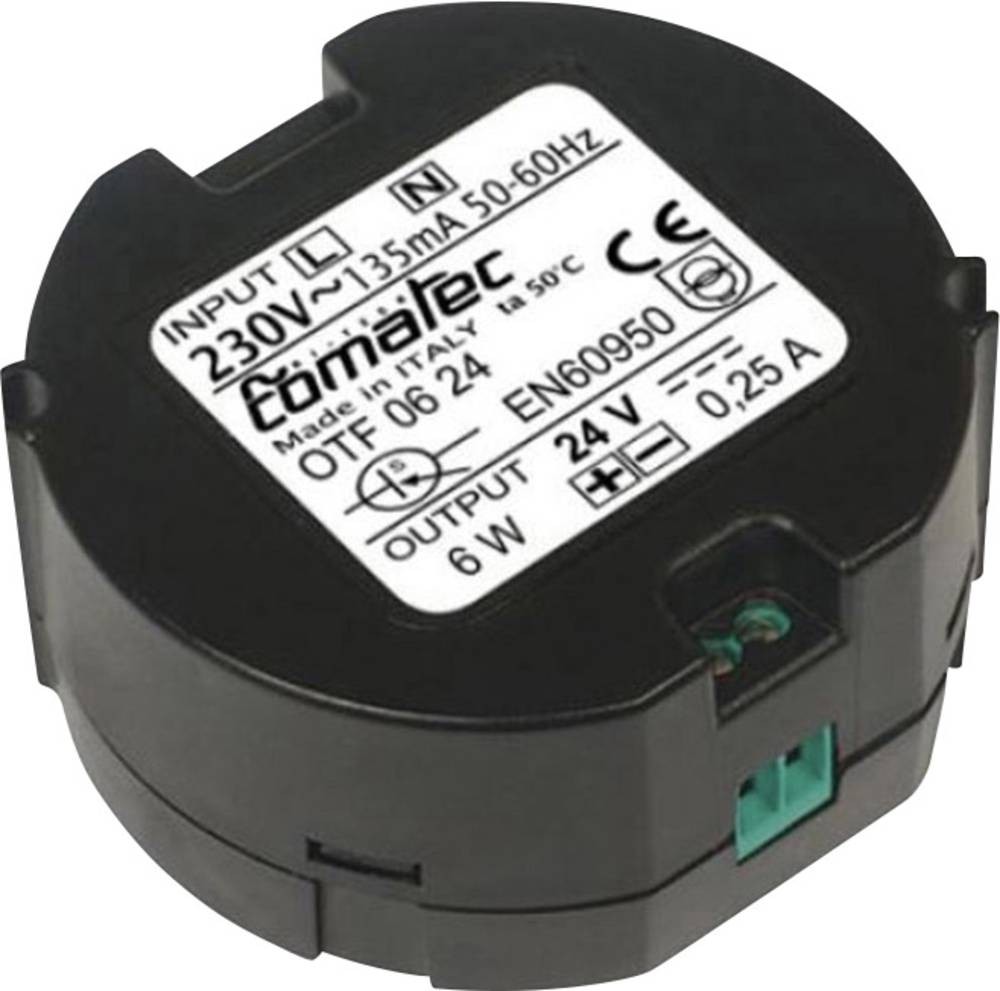 Comatec OTF/06.24RA home charger / Stromversorgung 24 V/DC 0.25A 6W