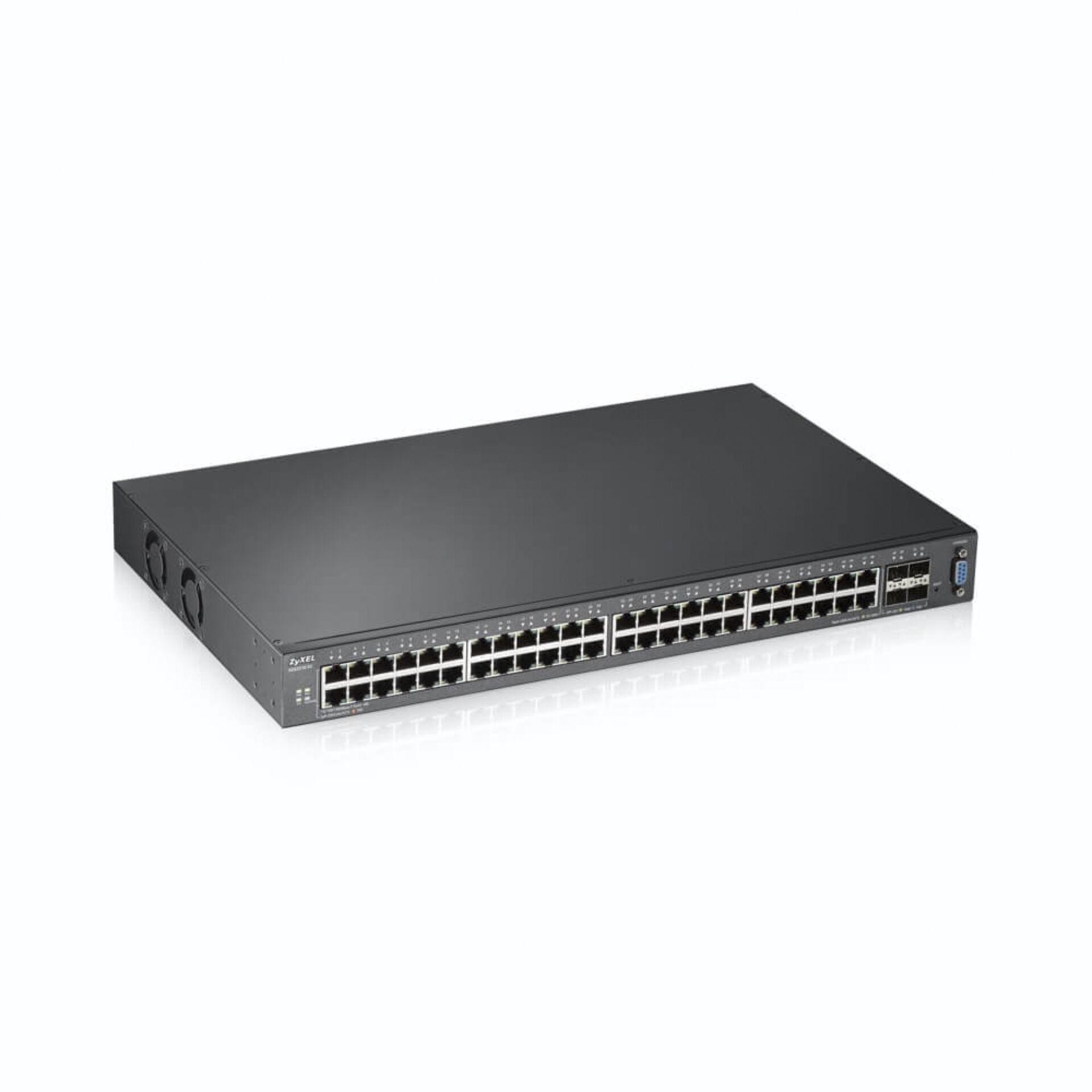 Zyxel XGS2210-52 Managed L2 Gigabit Ethernet (10/100/1000) 1U Black -