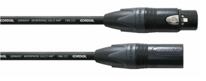 Cordial CPM 1,5 FM cable de audio 1,5 m XLR (3-pin) Negro - Cordial