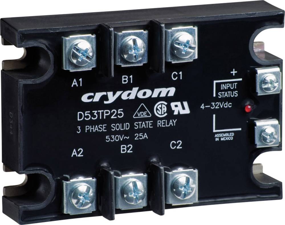 Crydom Halbleiterrelais D53TP25D 25A Schaltspannung (max.): 530 V/AC