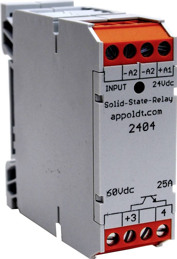 Appoldt Halbleiterrelais 2404 25A Schaltspannung (max.): 60 V/DC 1 pc(