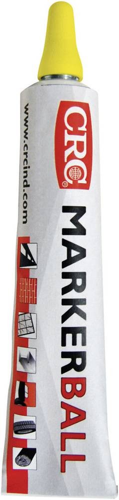 CRC 30160-AA MARKERBALL Tubenmarkierer mit Kugelventil Gelb 50ml