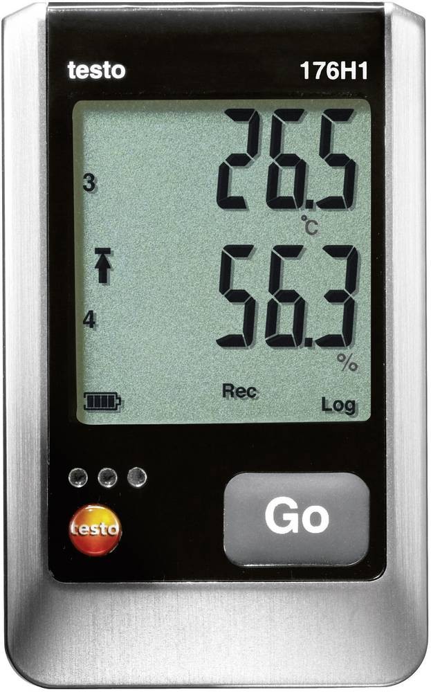 Testo 0572 1765 176 H1 Multi-Datenlogger Messtaille Temperatur,