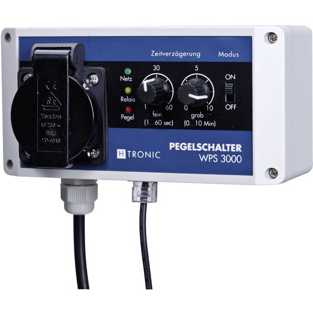 H-Tronic 1114455 Niveauregler WPS 3000 - Füllen, vacíoen con 10m