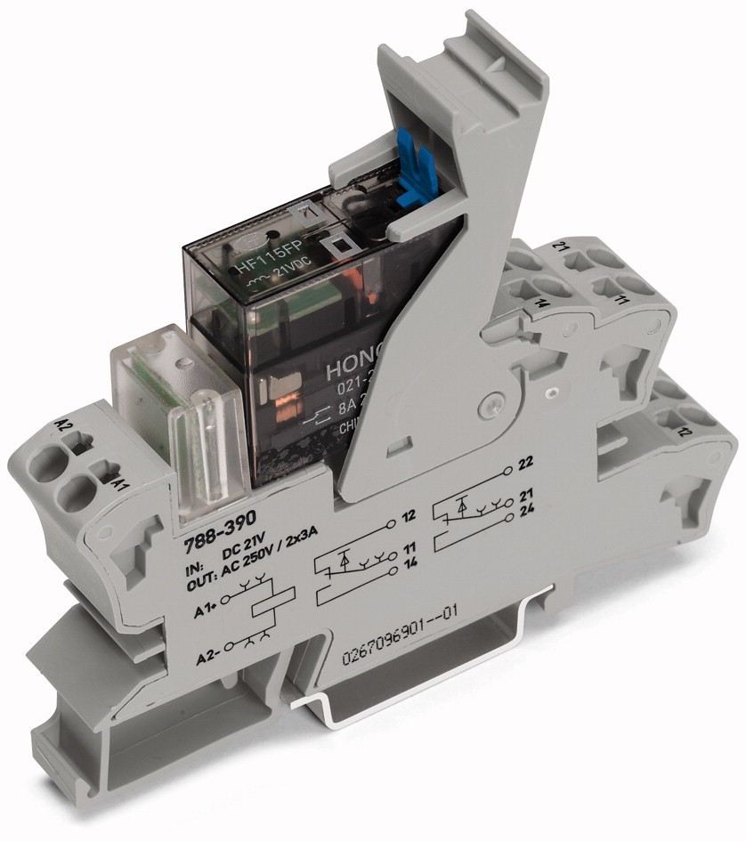 Wago 788-346 Grey terminal block - Wago 788-346, 15 mm, 86 mm, 73 mm