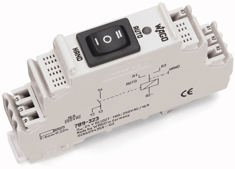 WAGO 789-323 Industrierelais Nennspannung: 24 V/DC Schaltstrom (max.):