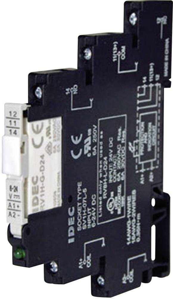 Idec RV8H-L-AD220 Relaisbaustein Nennspannung: 230 V/DC Schaltstrom (