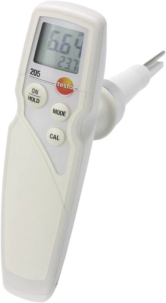 Testo 205 pH Meter, ±0.02pH Accuracy, 0.01pH Resolution, 14pH Max,