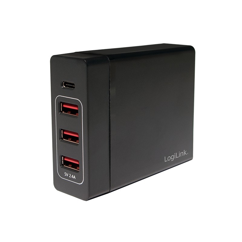 LogiLink PA0122 mobile device charger Universal Black USB Indoor -