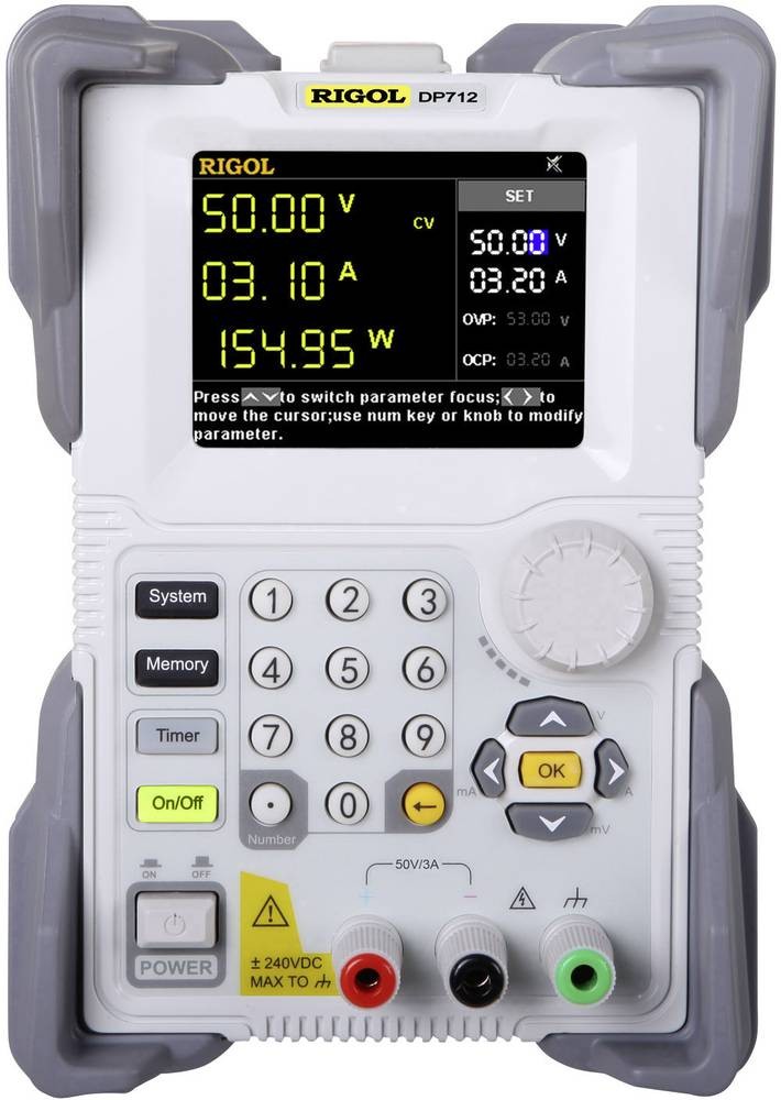 Rigol DP712 Labornetzgerät, einstellbar 0 - 50V 0 - 3A 150W RS-232