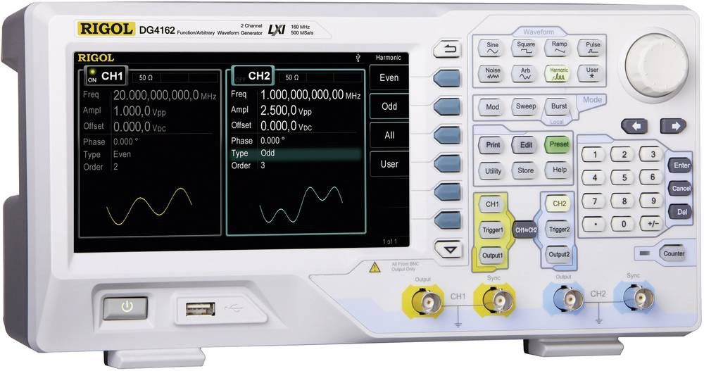 Rigol DG4162 Funktionsgenerator netzbetrieben 0.000001Hz - 160MHz
