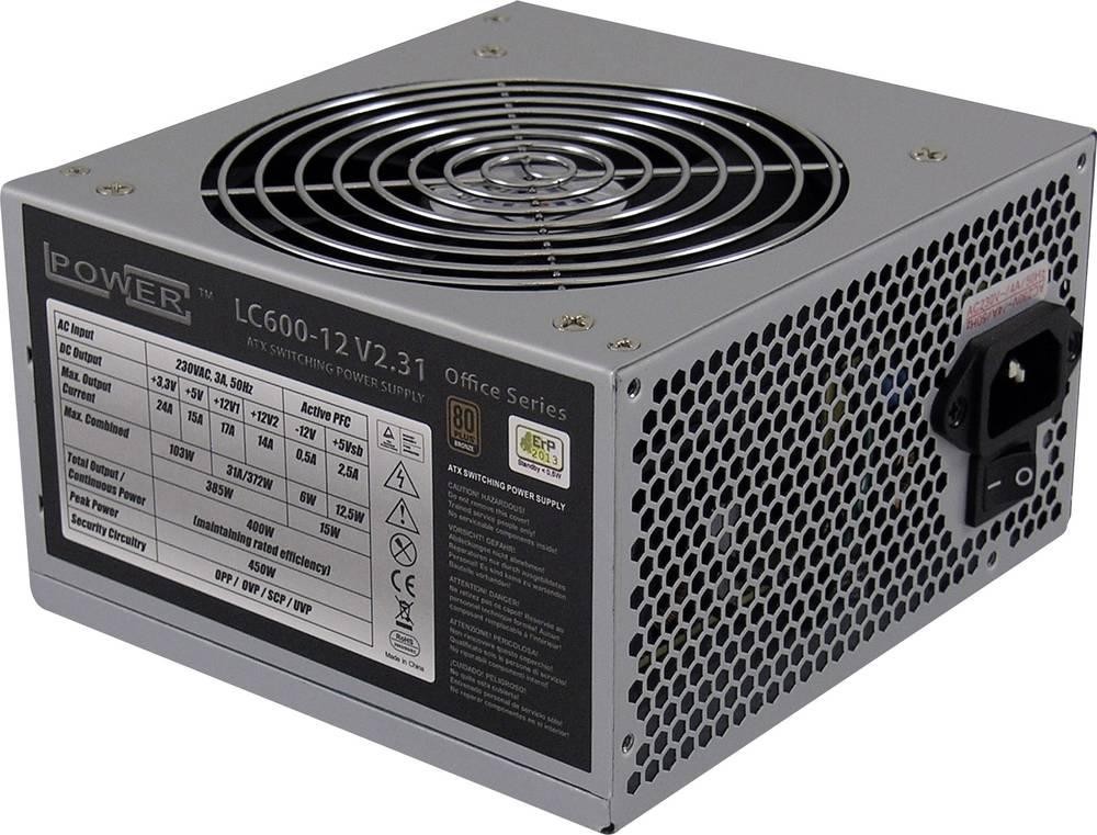 LC Power LC600-12 V 2.31 PC Netzteil 450 W ATX ohne Zertifizierung