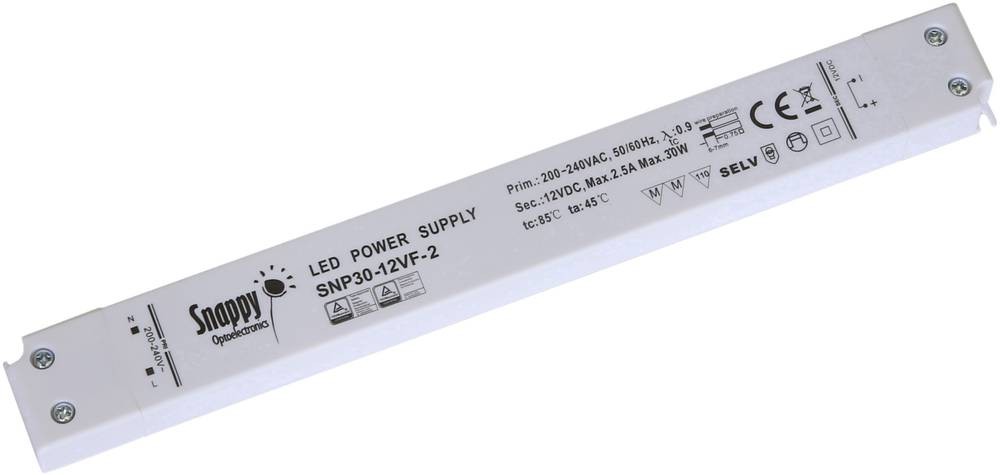Dehner Elektronik SNP30-12VF-2 LED-Trafo Konstantspannung 30W 0 - 2.