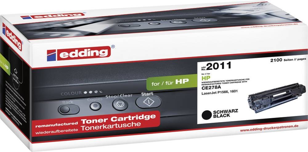 Edding Toner kompatibel mit HP CE278A black