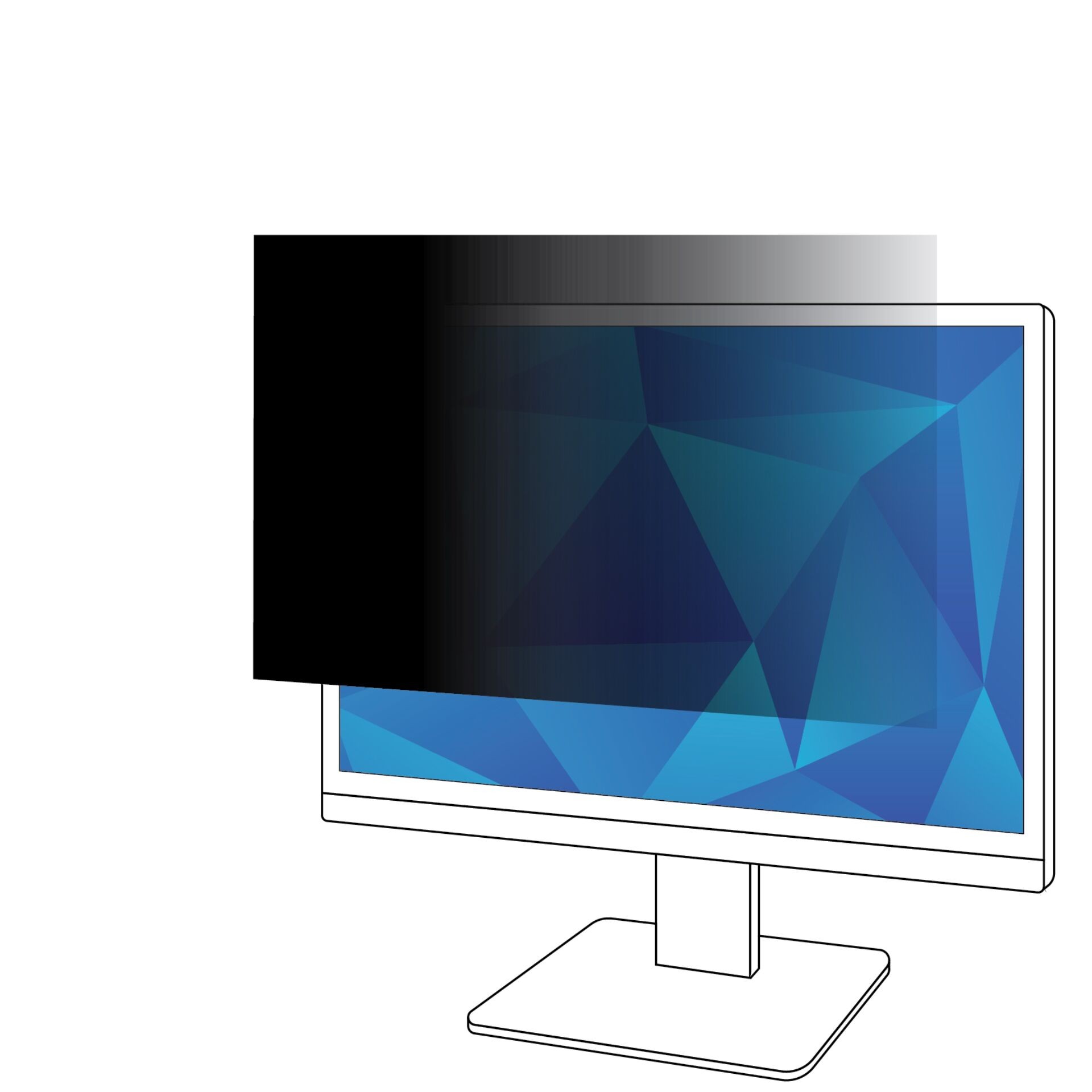 3M Filtre de confidentialité pour moniteur 31.5 po (800 mm), 16:9,