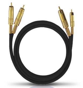 OEHLBACH NF 1 Master Set, 0.5m cavo audio 0,5 m 2 x RCA Nero -