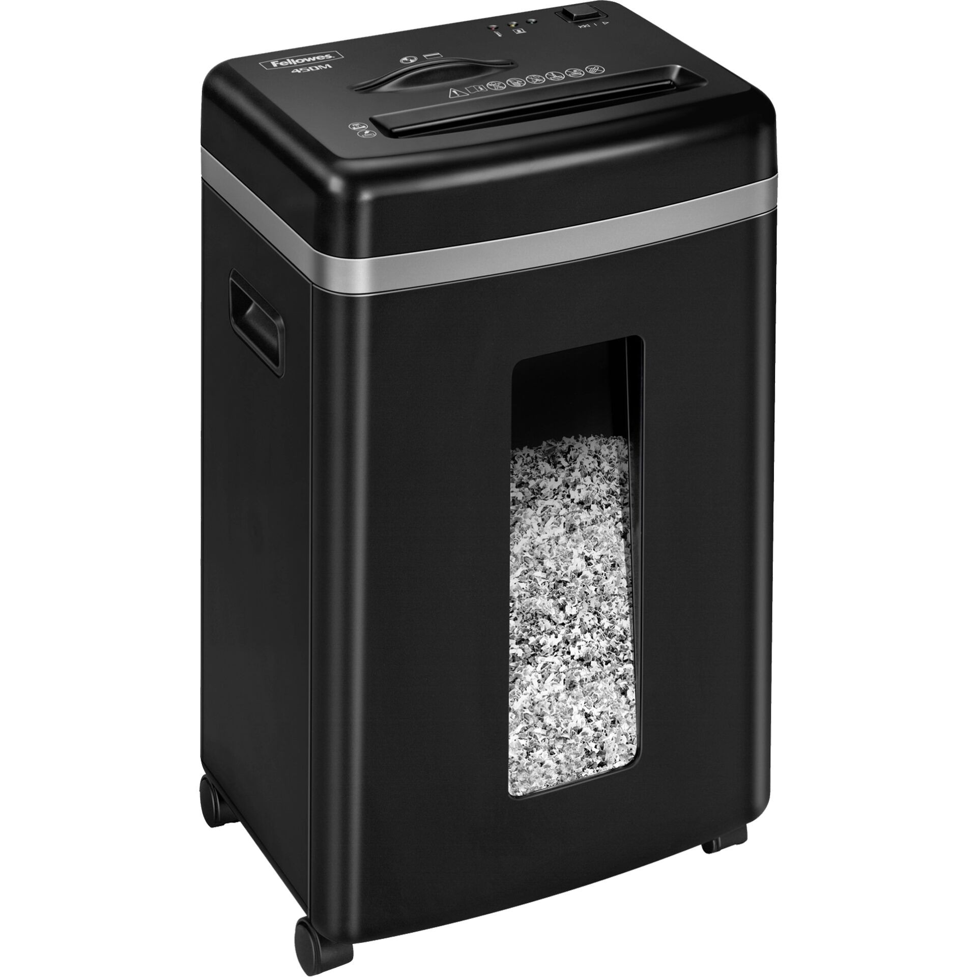 Fellowes Powershred 450M paper shredder Micro-cut shredding Black -