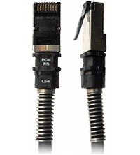 PatchSee PK-PCI6-F-16 networking cable Black 4.9 m Cat6a U/FTP (STP) -