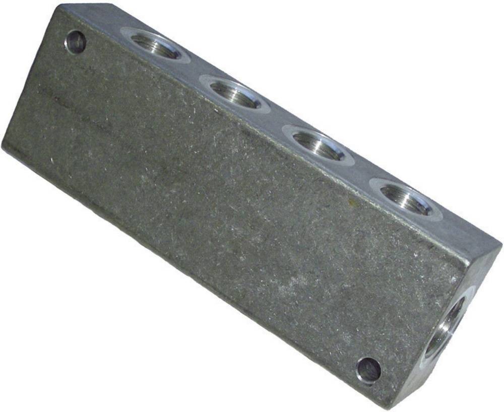 ICH Verteilerblock, beidseitig 61412 10 bar (max)