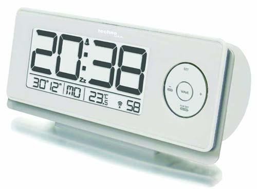 Techno Line 09599 WT 498s Funk Wecker Weiß Alarmzeiten 2