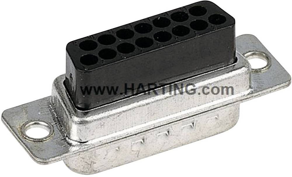 HARTING 09670374701 D-SUB Buchsenleiste 180 ° Polzahl: 37 Crimpen 1