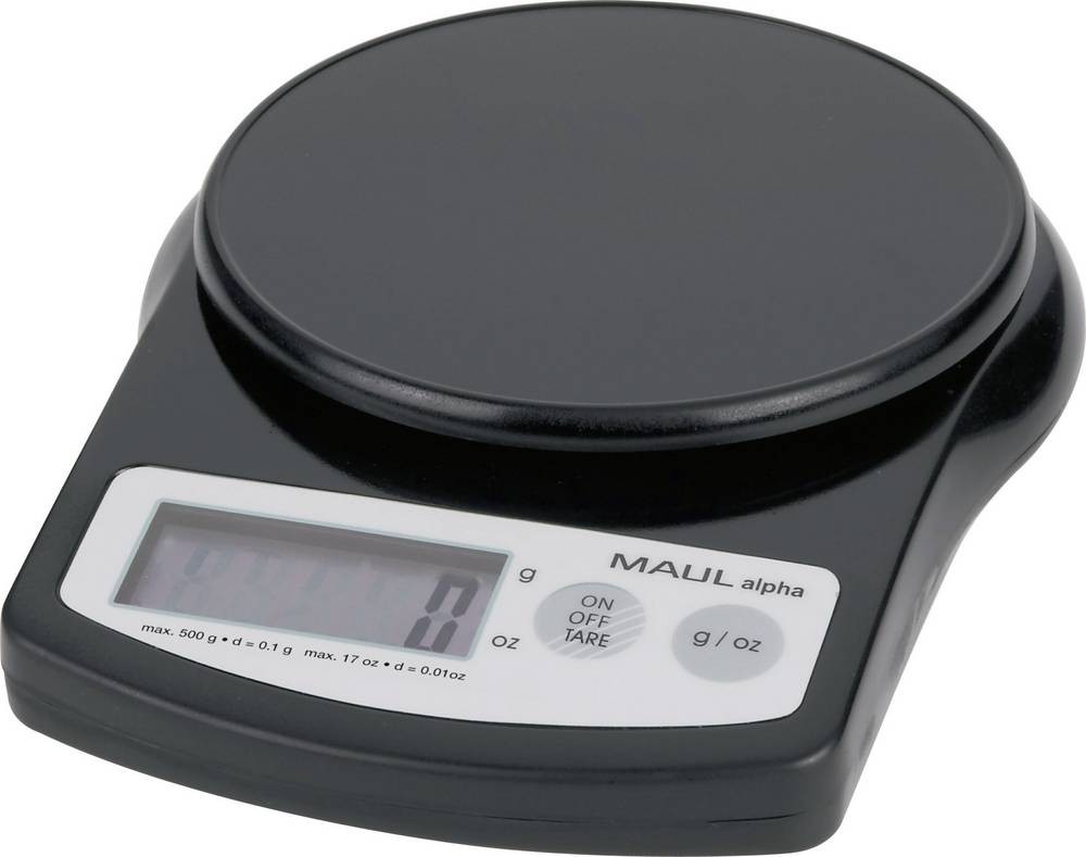 Maul MAULalpha 500G Briefwaage 16405 90 Wägebereich (max.) 0.5kg