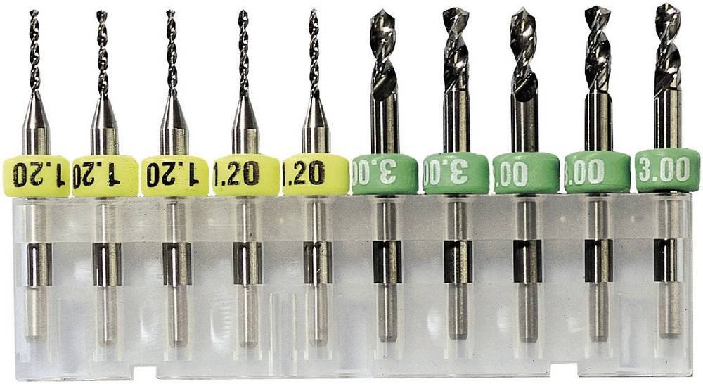 Bungard 81010 Leiterplatten-Bohrerset Inhalt 10St.