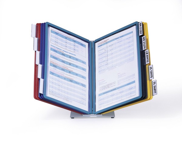 Durable VARIO document display carousel Desk Portrait A4 - Durable